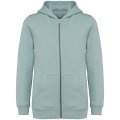 Kinder Hooded Sweater Full Zip Native Spirit NS405 Jade Green